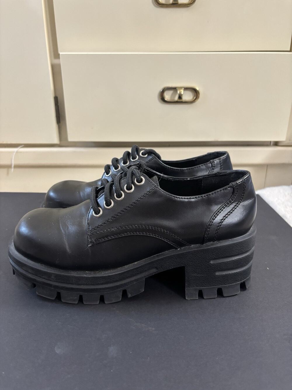 vintage Y2K Soda chunky platform oxfords Size 7 Women’s